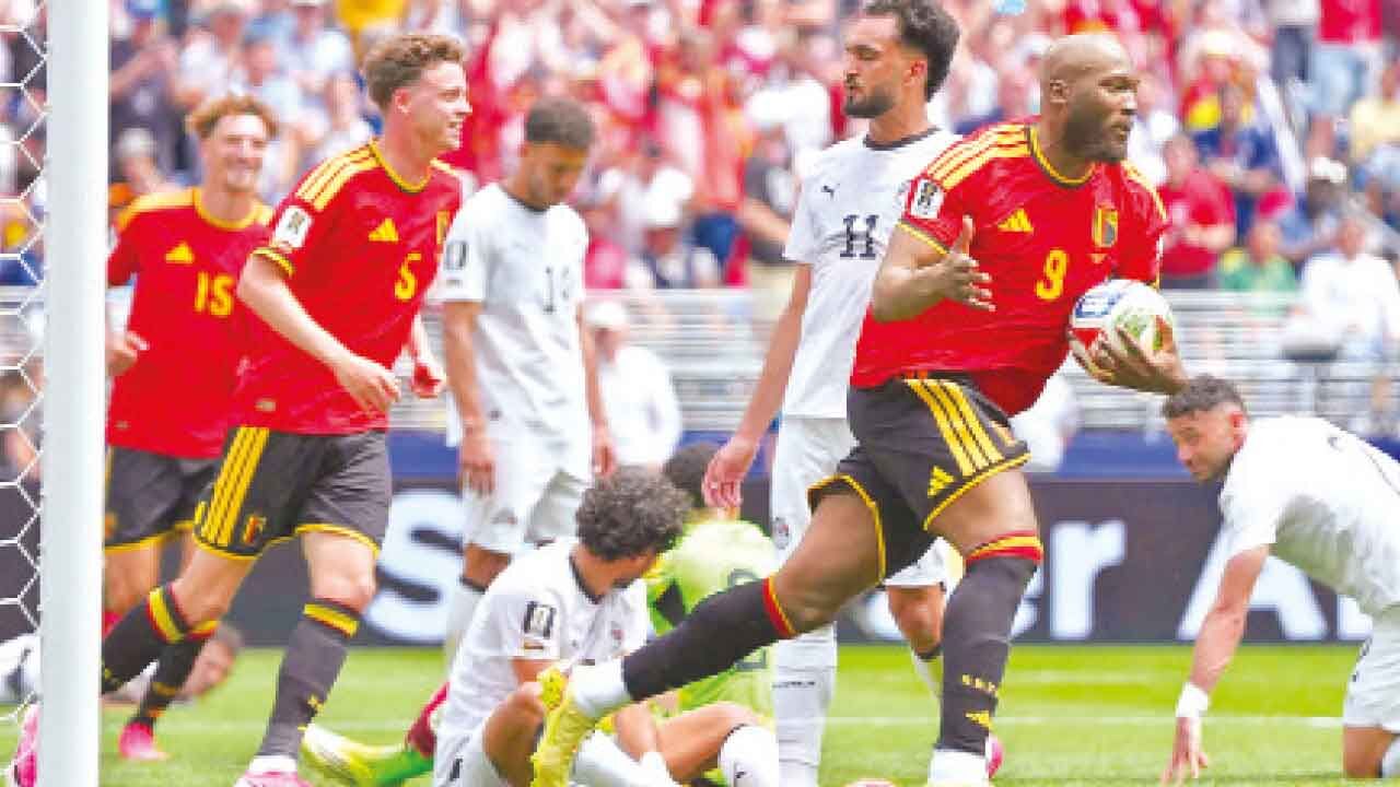 Belgium settles for 1-1 draw with Egypt