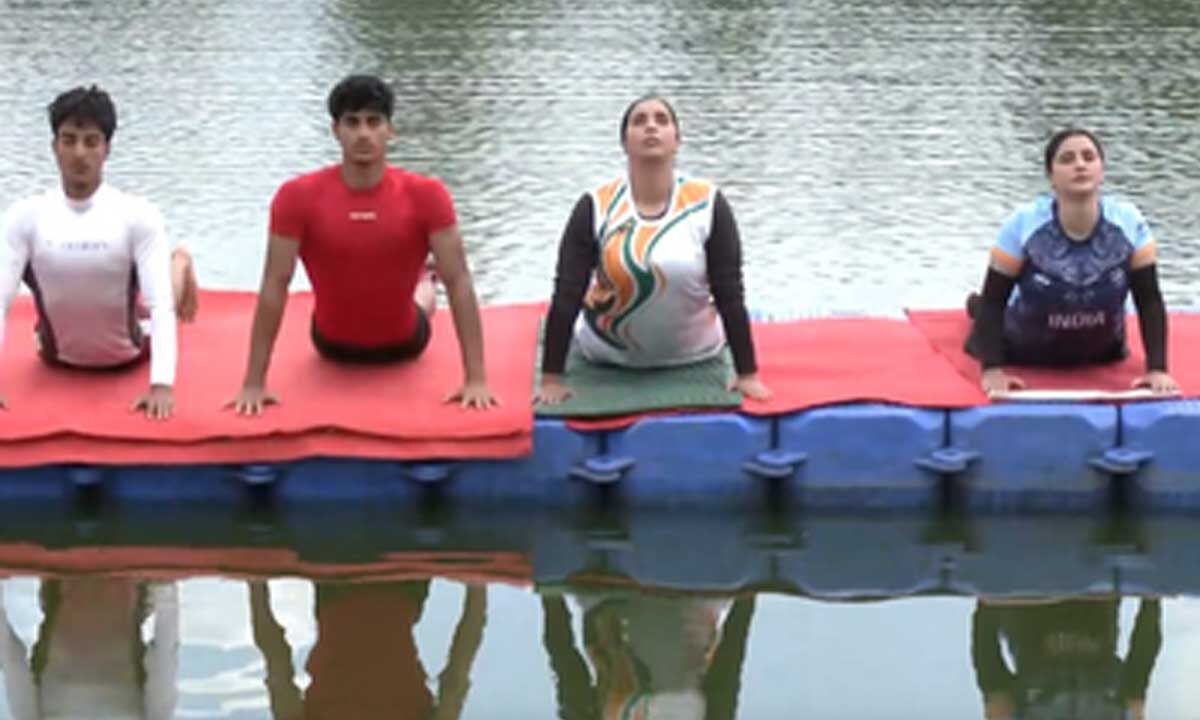 From water yoga to marathon runs, India unites in wellness ahead of International Yoga Day