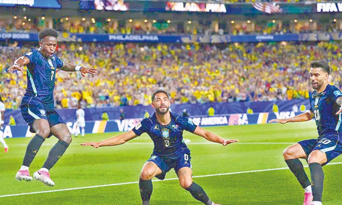 Cunha scores twice as Brazil eliminates Haiti with 3-0 win