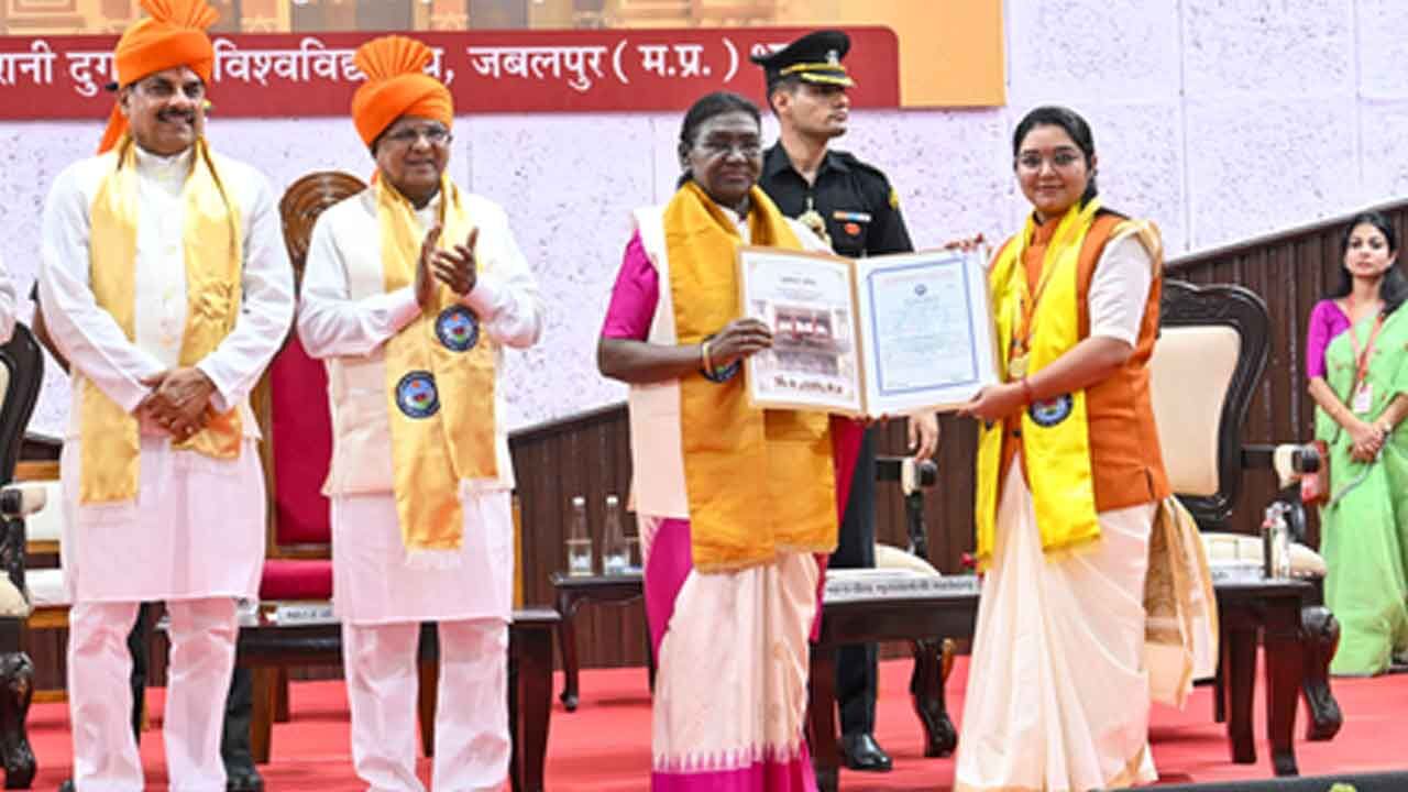 Rani Durgavati University convocation: President Murmu urges students to use education for nation-building