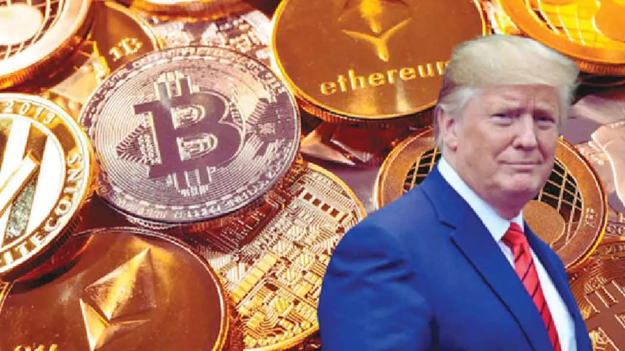 Trump backs crypto, says US cannot cede ground to China