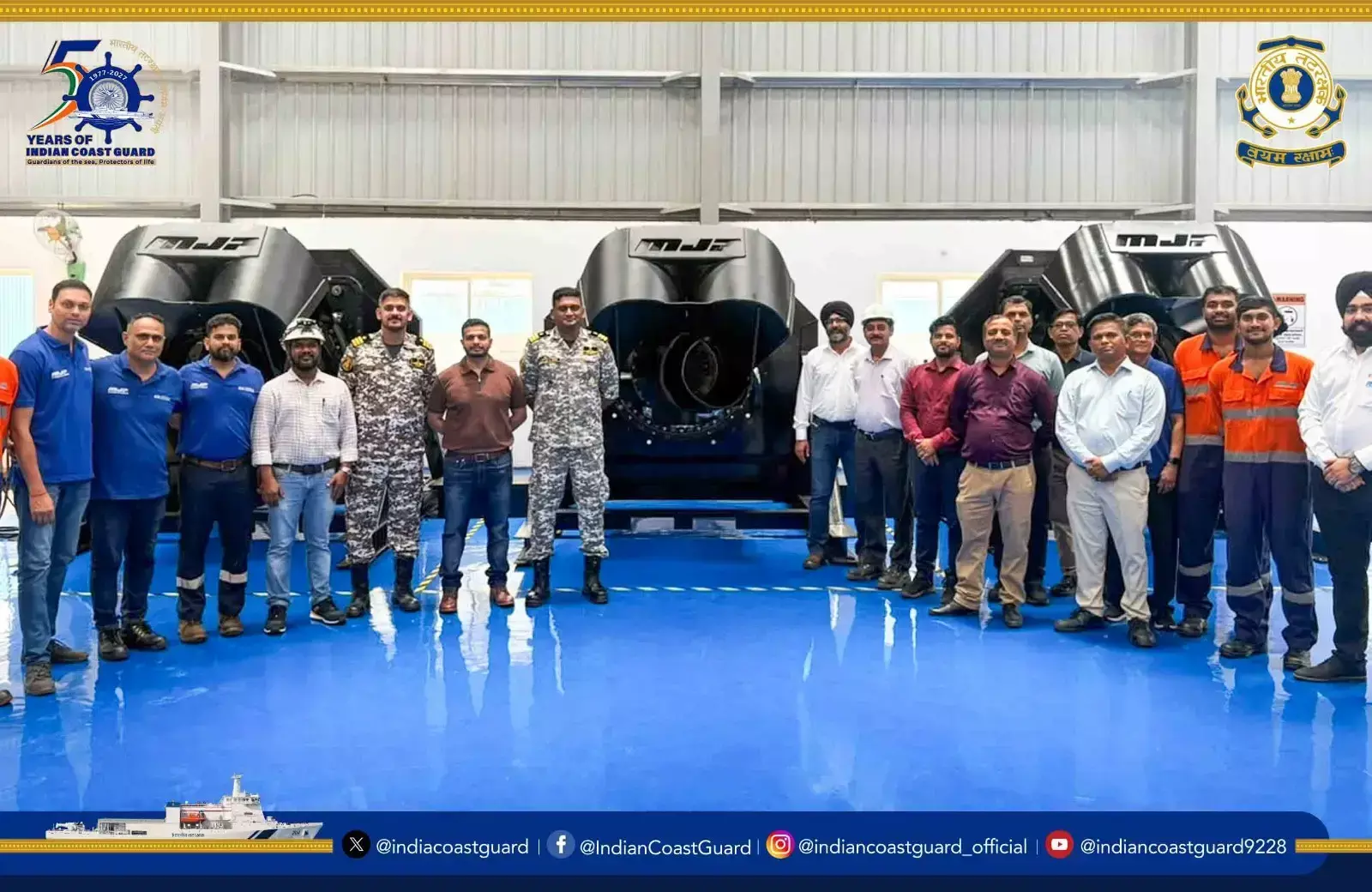 Maiden FATs of Indigenous Water Jets Completed for Goa FPV Project Maiden FATs of Indigenous Water Jets Completed for Goa FPV Project