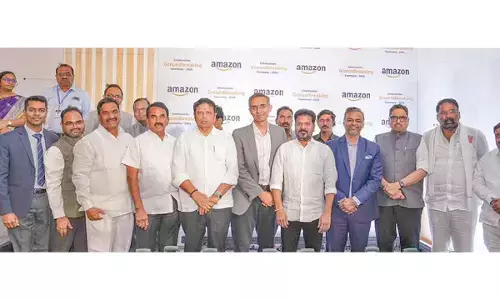 Revanth seeks Rs 1 lakh crore investment from Amazon