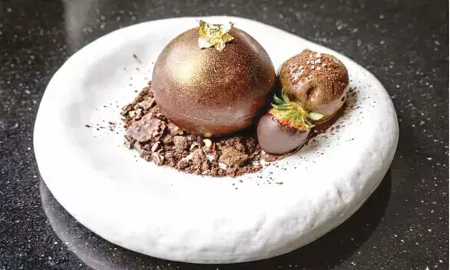 Decadent chocolate desserts: Chocolate dome of delight & hazelnut mousse