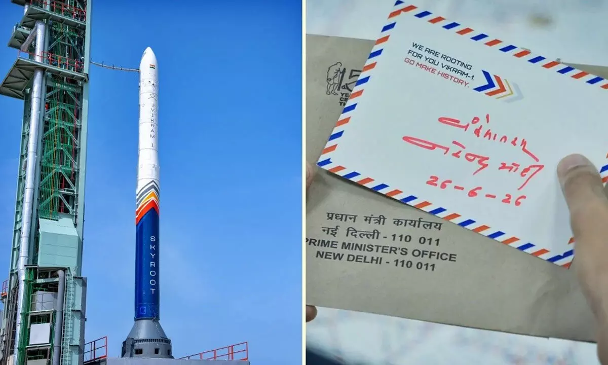 PM Modi sends best wishes for the Launch of Vikram-1