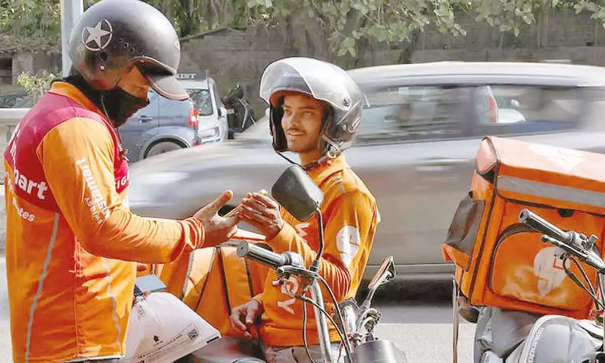 Gig workers back app-based drivers’ strike in Telangana