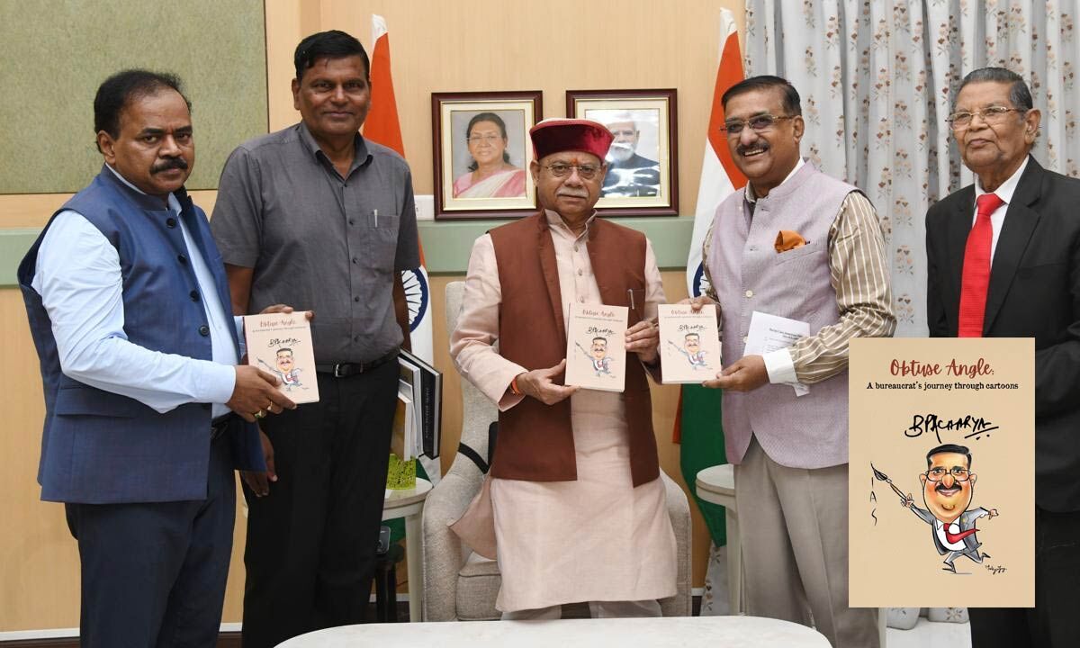 Cartoon book of BPAcharya released
