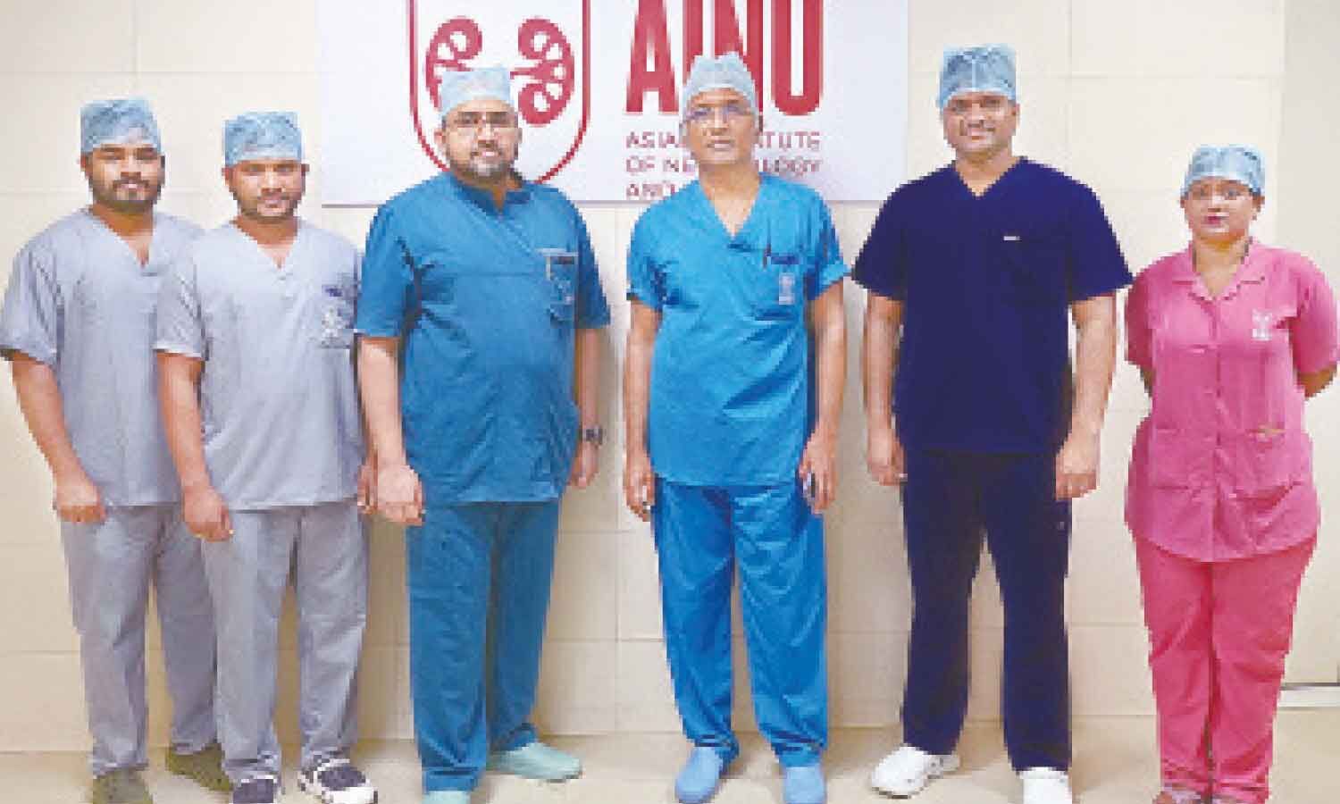 Rare fused kidney tumour successfully treated in 6-yr-old child at AINU