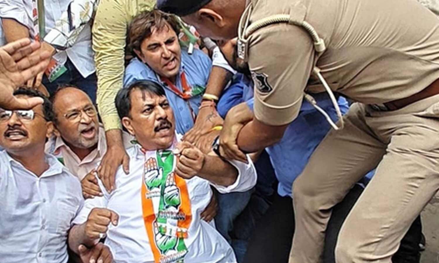 Gujarat Cong chief among 100 detained during NEET protest in Ahmedabad
