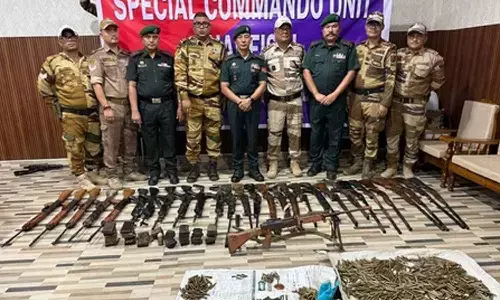 Six militants held, arms cache seized, drug peddler arrested in Manipur crackdown