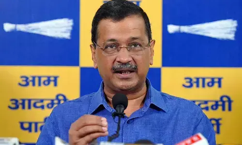 Aam Aadmi Party (AAP) National Convenor Arvind Kejriwal