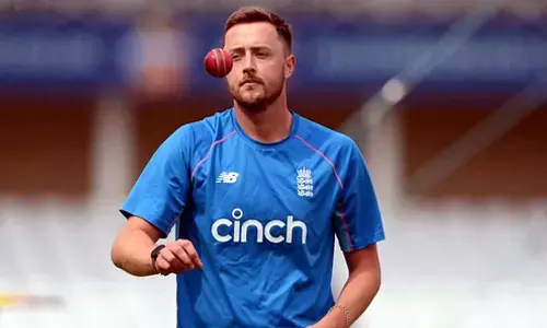 Fast bowler Ollie Robinson