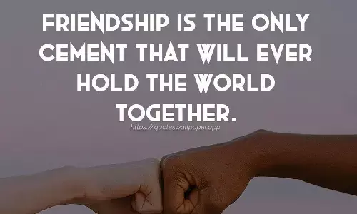 The bedrock of any friendship is commitment