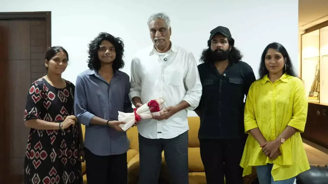 The veteran director-producer Tammareddy Bharadwaj has launched the melodious track and wished the team members all the best. The veteran director-producer Tammareddy Bharadwaj has launched the melodious track and wished the team members all the best.