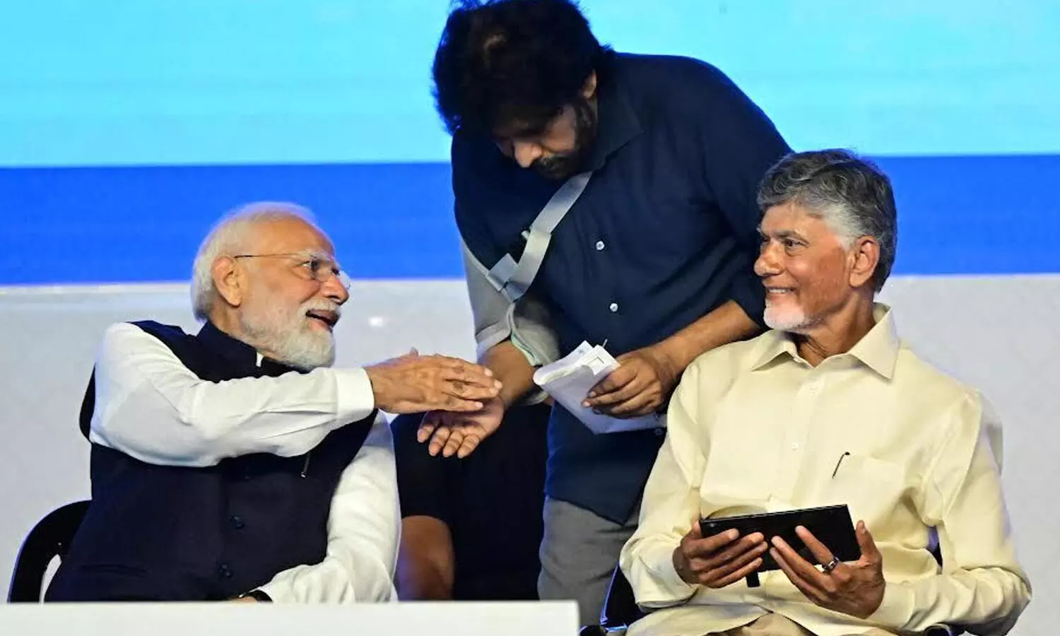 Bhogapuram airport launch stage reverberates with good governance ‘wah'
