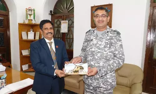 Sainik School hosts farewell to office superintendent
