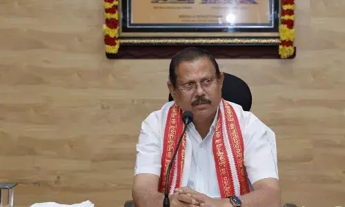 Srisailam temple EO M Srinivasa Rao