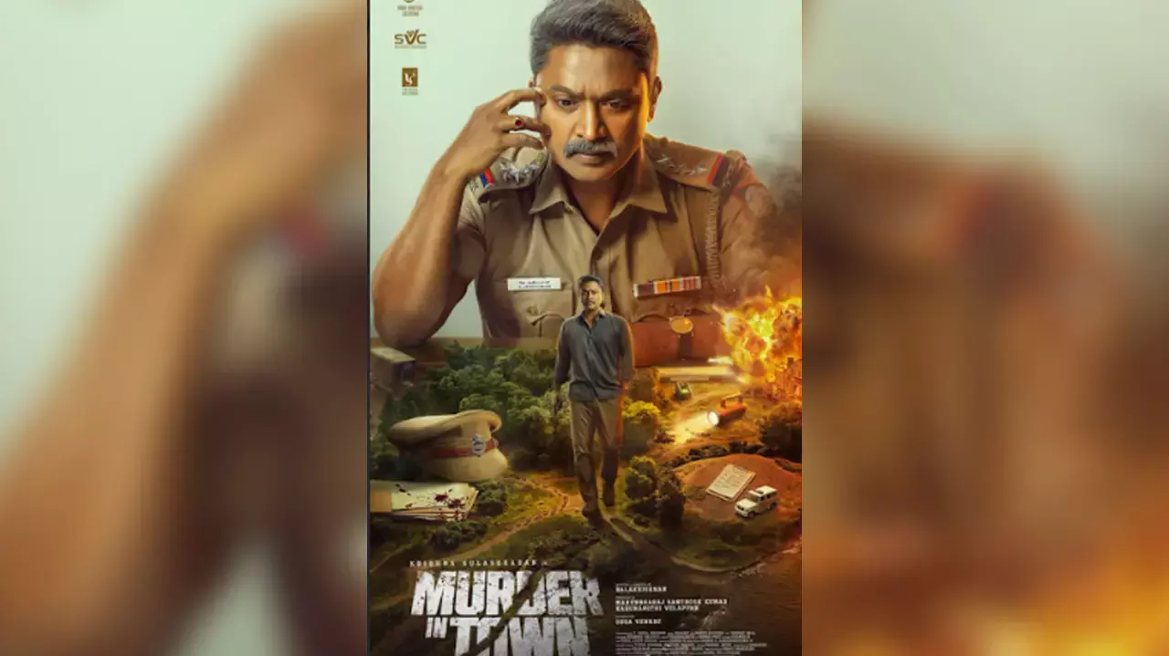 Karthik Subbaraj unveils first look and title of Krishna’s 25th film ‘Murder in Town’ Karthik Subbaraj unveils first look and title of Krishna’s 25th film ‘Murder in Town’