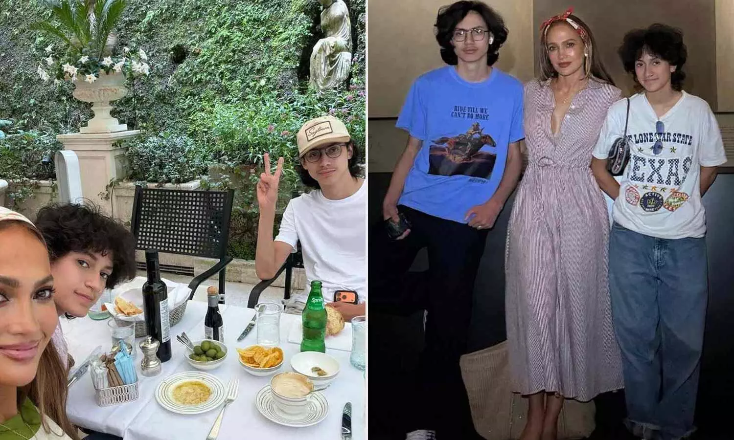 JLo shares pictures from her Italian holiday with twins Emme and Max before they head to college JLo shares pictures from her Italian holiday with twins Emme and Max before they head to college