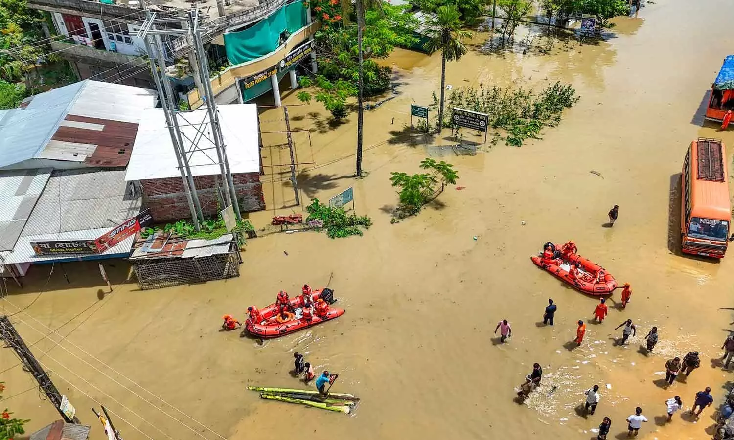 Assam flood toll rises to 87 with 2 more deaths, nearly 1.3 lakh still affected Assam flood toll rises to 87 with 2 more deaths, nearly 1.3 lakh still affected