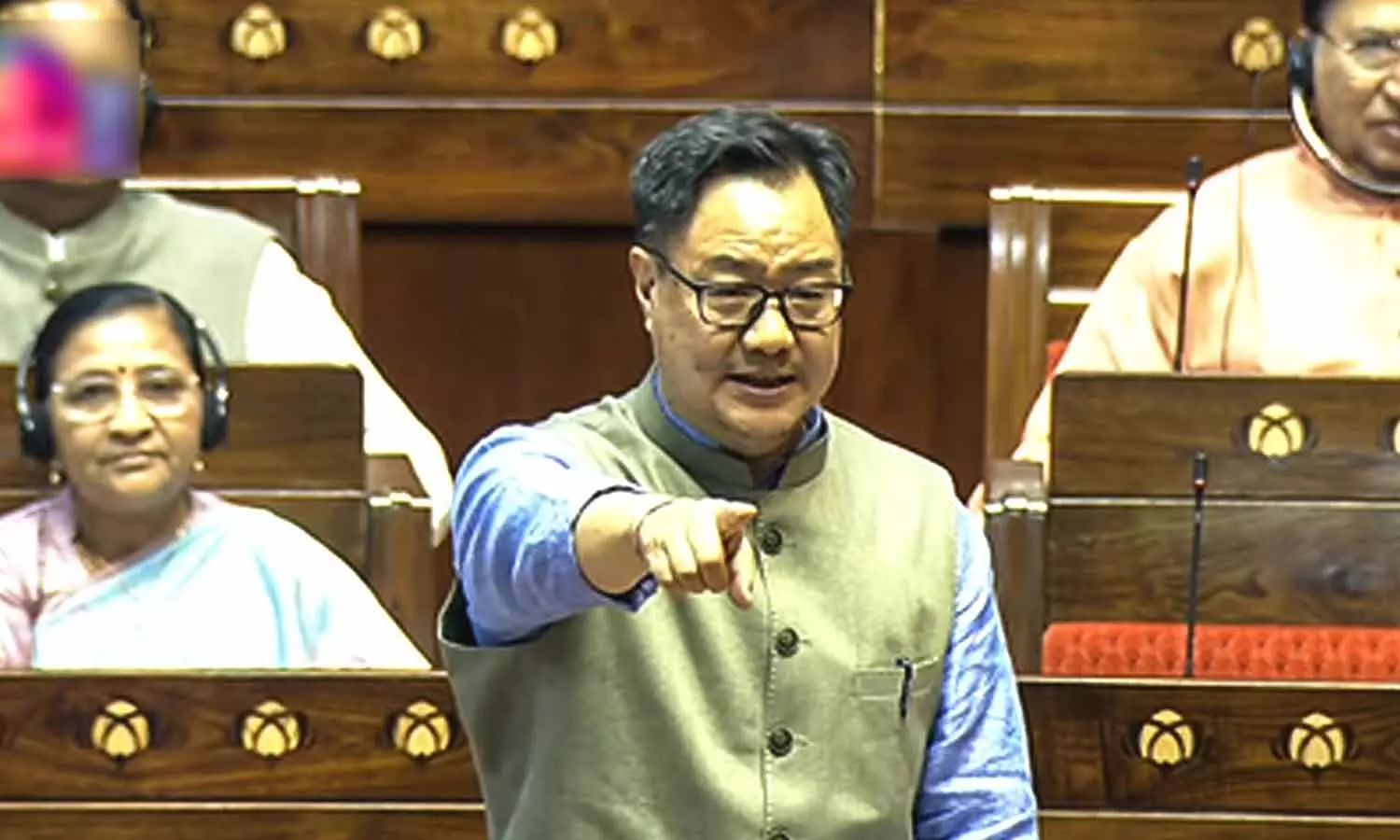 RS adjourned briefly amid uproar after Kharge raises Ram Temple donation issue; Rijiju demands apology RS adjourned briefly amid uproar after Kharge raises Ram Temple donation issue; Rijiju demands apology