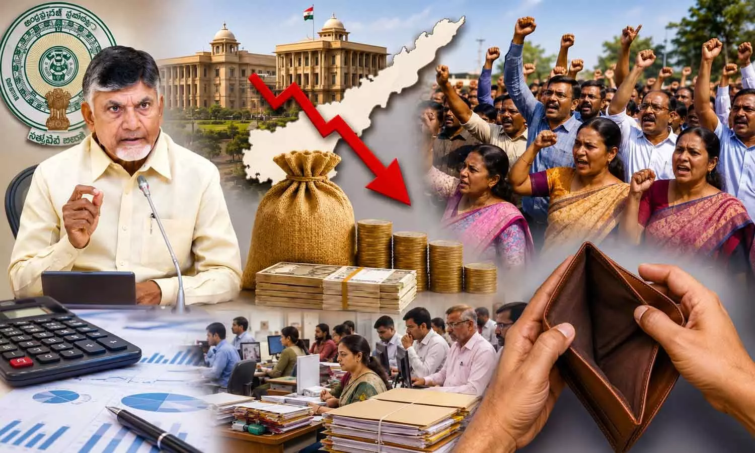 वेतन बिल आंध्र प्रदेश का नया राजनीतिक विवाद
