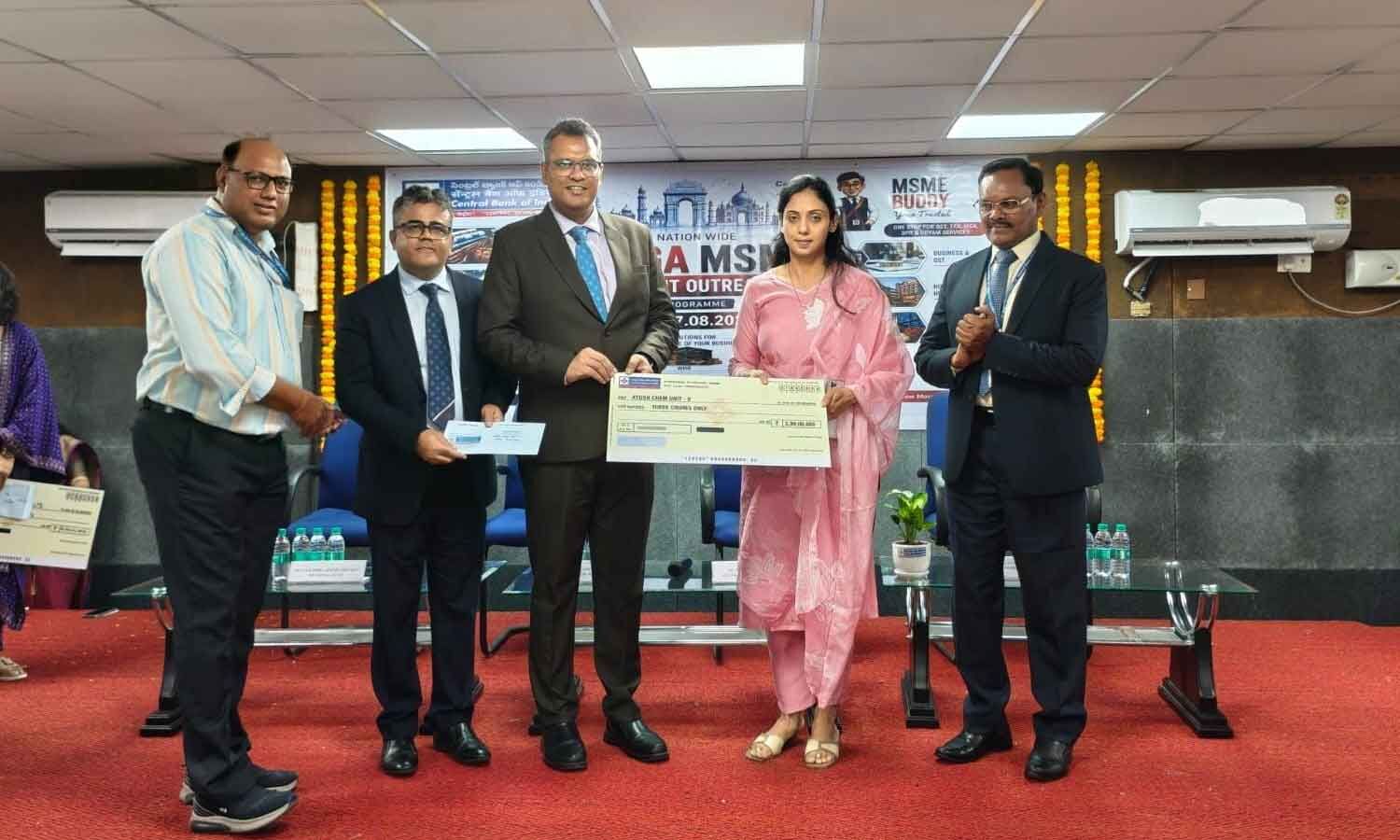 Central Bank’s MSME outreach generates Rs 150 crore business
