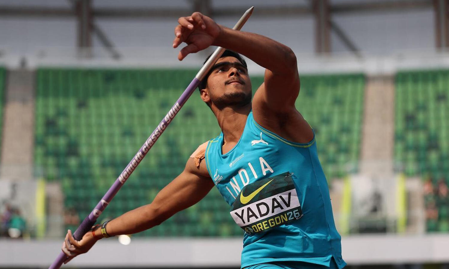 Ashish opens India’s account with javelin silver