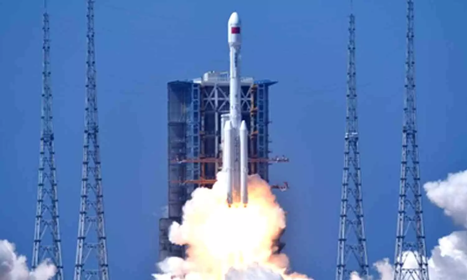 Rocket Expoding Chinese rocket explodes seconds after launch with communication satellite