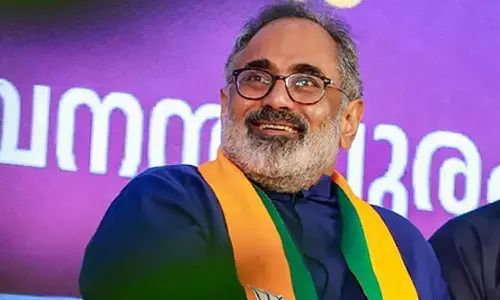 Kerala BJP President, Rajeev Chandrasekhar,