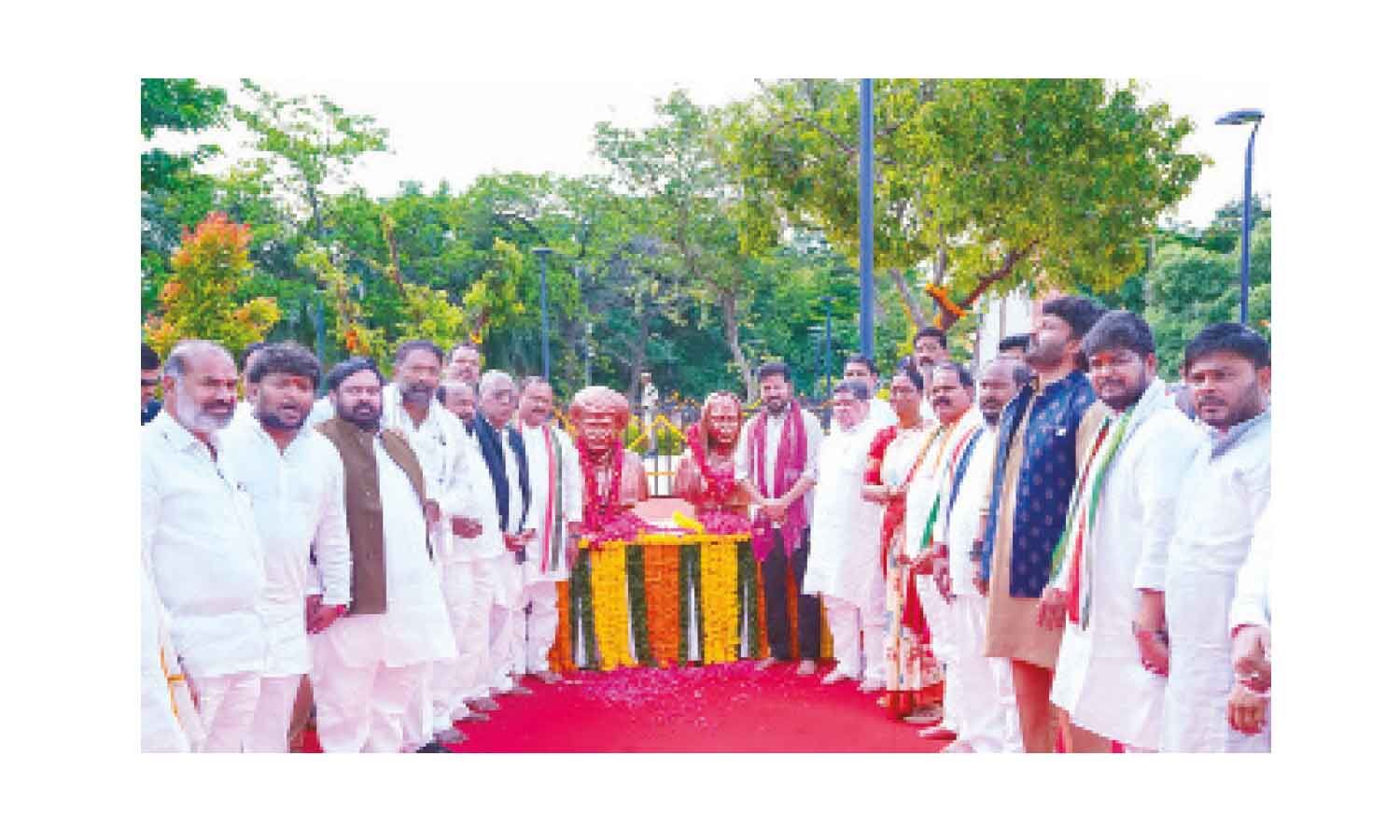 BRS promoted sheep, goat rearing to keep BCs away from power: Revanth