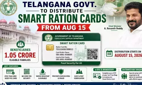 Chief Minister Revanth Reddy announced that smart ration cards