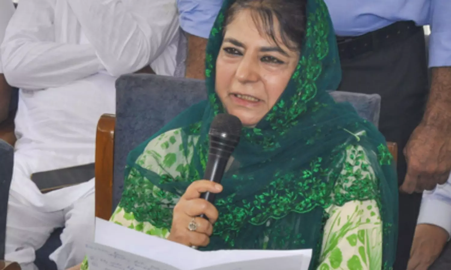 Mehbooba Mufti responsible for Article 370 abrogation, says JKNC on PDP chief's 'dimagi Naxal' remark
