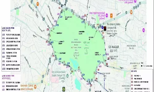 One-way Traffic System Introduced Around KBR Park in Hyderabad
