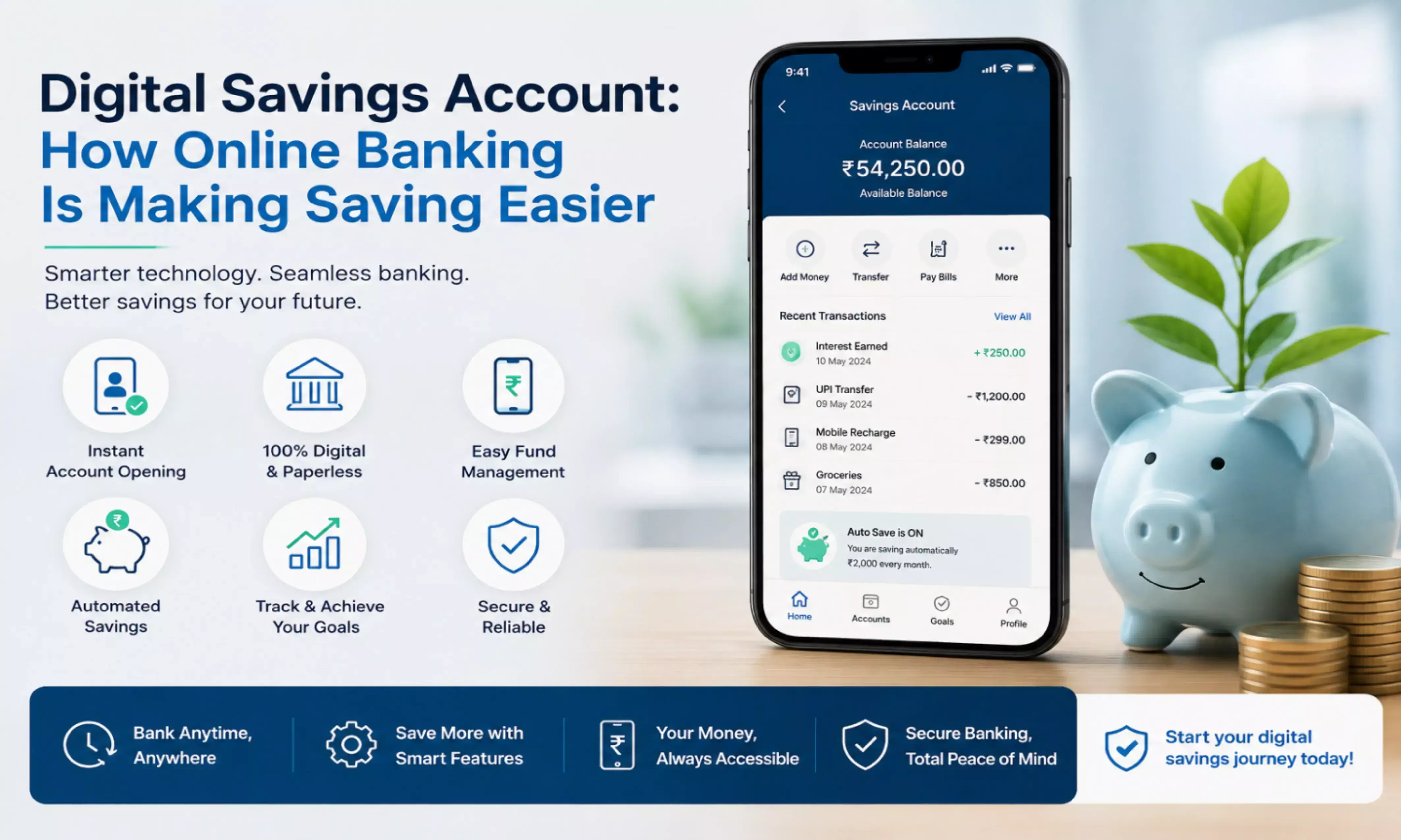 Digital Savings Account: How Online Banking Is Making Saving Easier