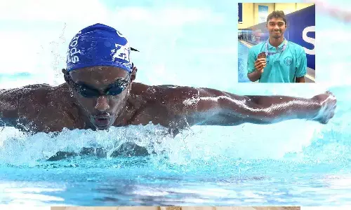 D Varshith lifts bronze at Jr National Swimming C’ships