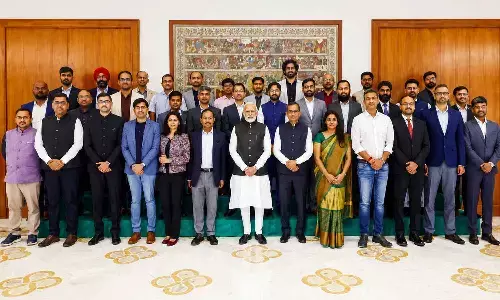 PM Modi calls for India to become global space tech hub