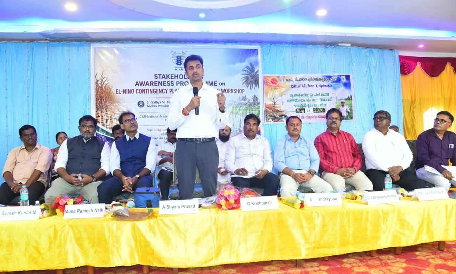 Govt stands firmly with farmers amid El Niño: Collector A Shyam Prasad