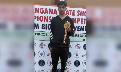 Raiyan strikes two gold, sets TG State record