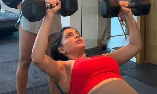 Samantha on pregnancy workout: ‘Training looks different these days’