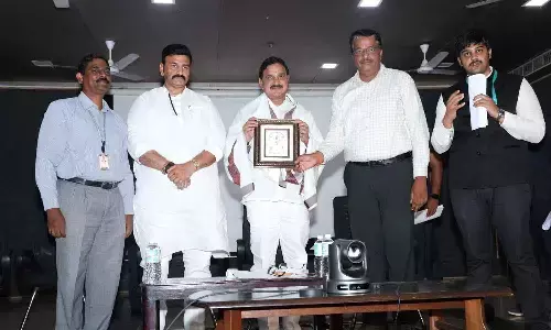 Union minister Bhupathiraju Srinivasa Varma participating in ‘Khelo India Samvad – Khel Ki Baat PM Ke Saath’ programme Union minister Bhupathiraju Srinivasa Varma participating in ‘Khelo India Samvad – Khel Ki Baat PM Ke Saath’ programme