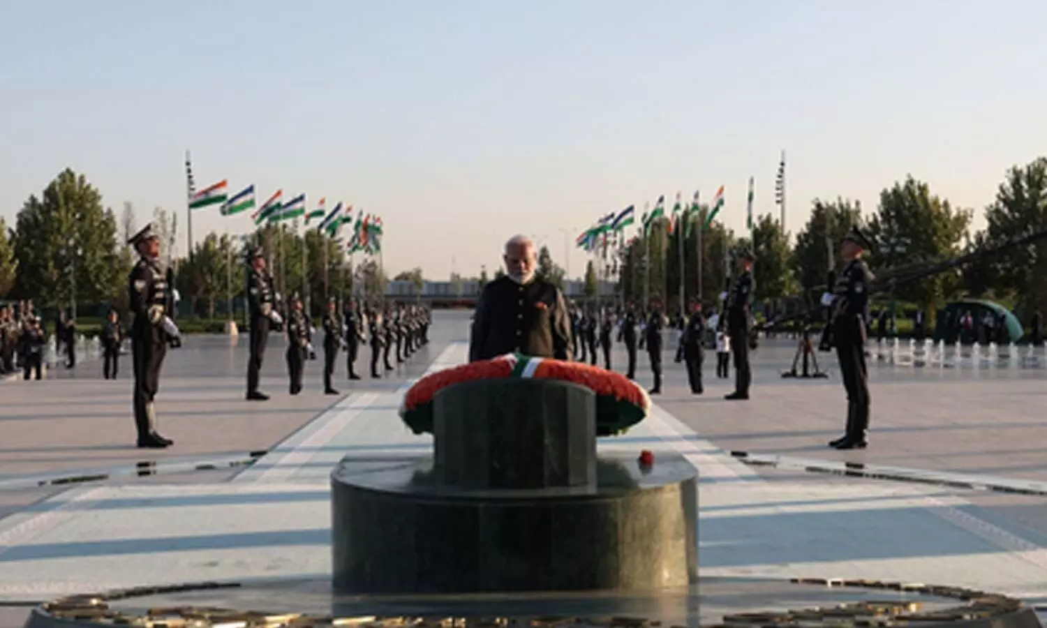 Modi says Yangi Uzbekistan Monument Symbolizes Uzbek Aspirations During Bilateral Visit