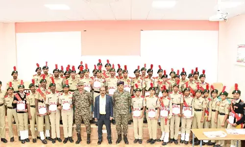 MITS NCC cadets achieve 100% pass in ‘B’ & ‘C’ certificate exams