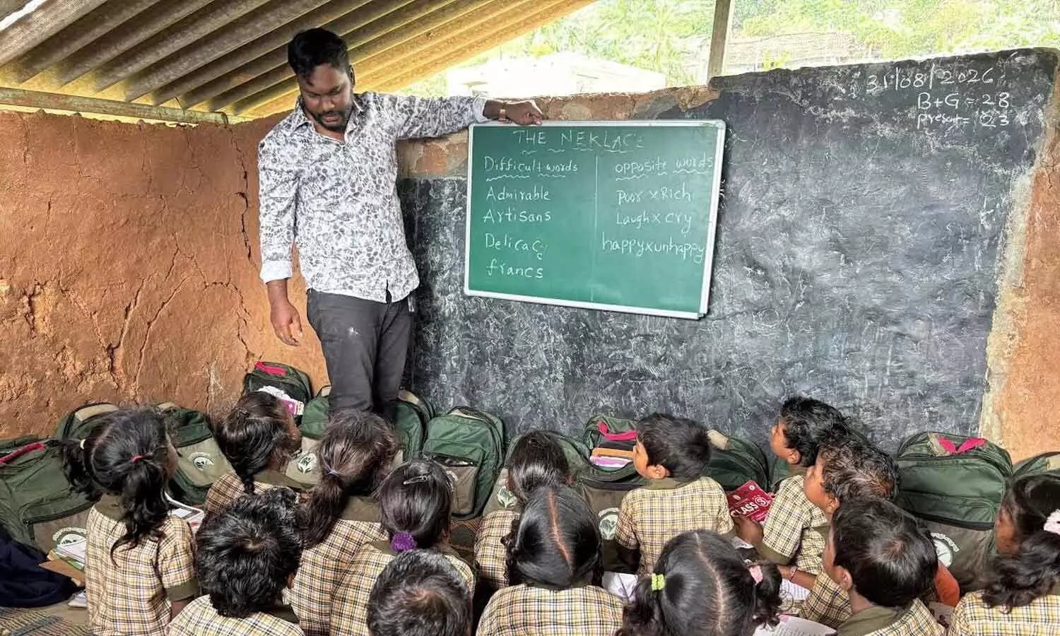 A huge relief in store for Kotalagaruvu MPPS students as they will soon step into a ‘real' classroom