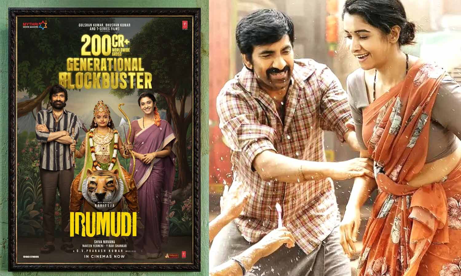 Ravi Teja’s Irumudi Crosses ₹200 Crore Worldwide in 13 Days