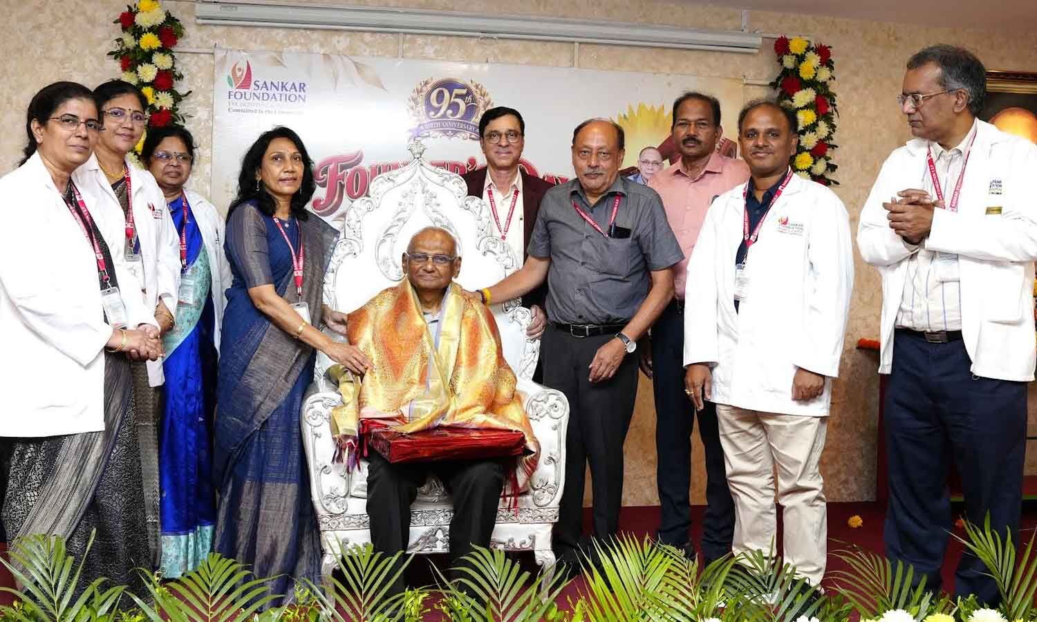 Sankar Foundation Marks Founder Atmakuri Sankar Rao’s 95th Birth Anniversary