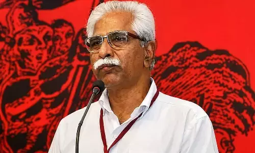 CPM state secretary V Srinivasa Rao