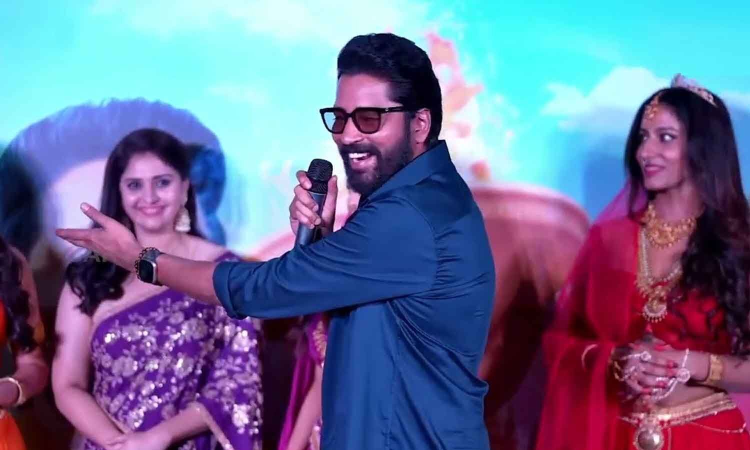 Rambha Urvashi Menaka Team Promises Fantasy Comedy At Pre-Release Event