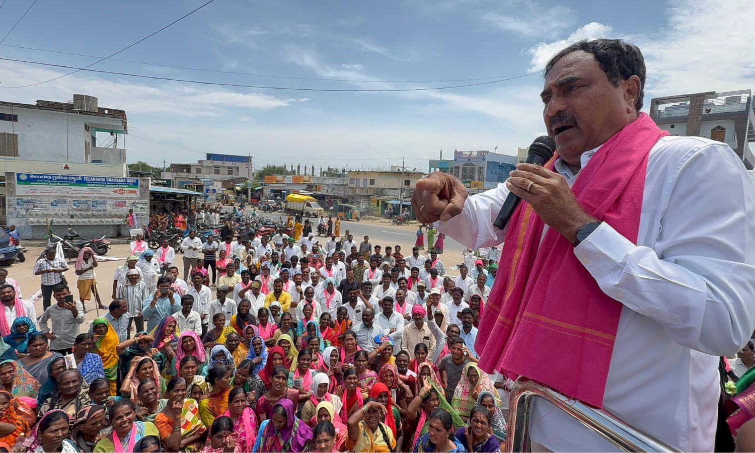 BRS Women Lead Protest Over Congress Government’s 1,000-Day Record