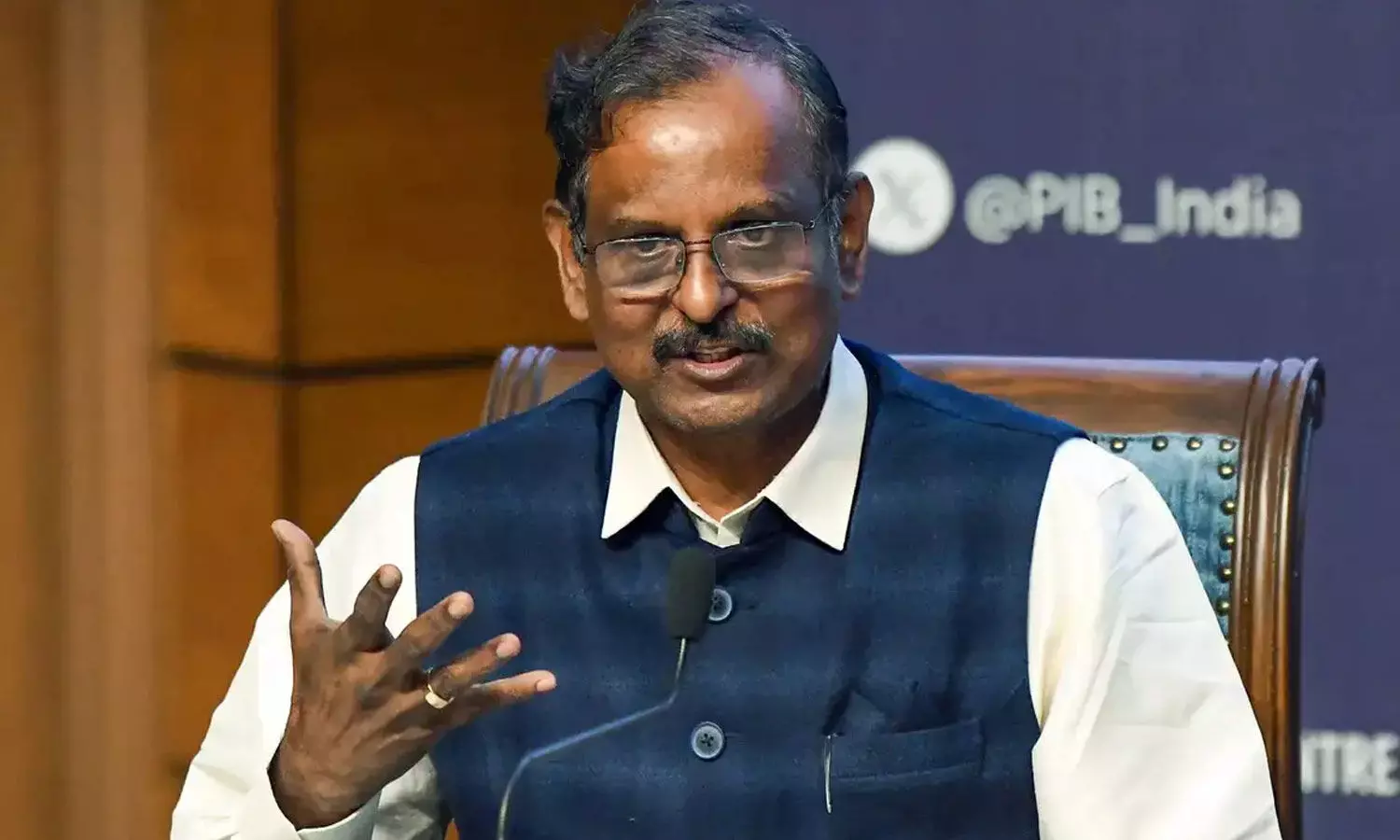 ISRO chief V Narayanan ISRO chief V Narayanan